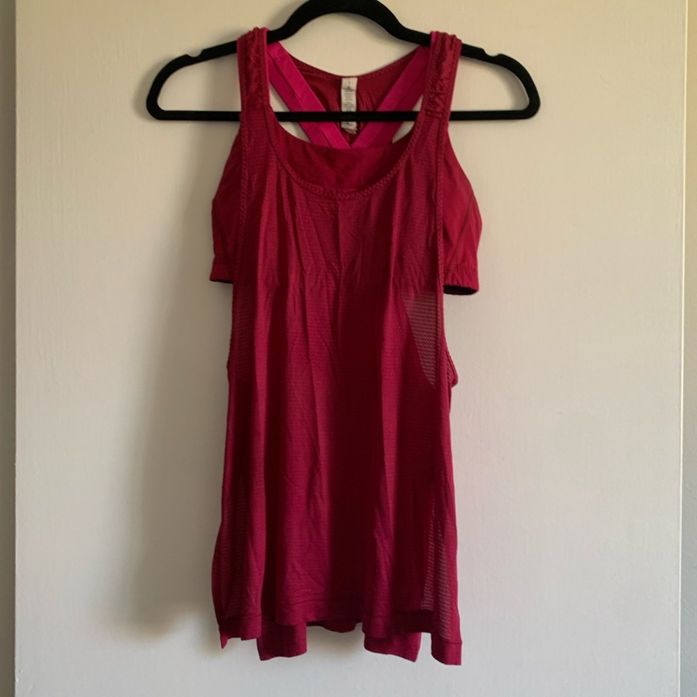 Lululemon Athletica Bumble Berry Stash It Running Tank size 6 EUC - Picture 12 of 16